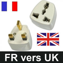 20 x Travel adapter electric adapter gb plug to european , 1a 250vac electric adapters gb plug to european , 1a 250vac electric 