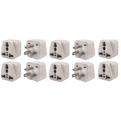 10 Travel adapter electric adapter 16 american male + female to female euro adapter hama - 3