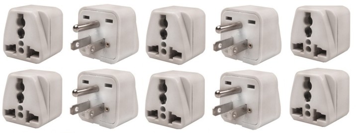 10 Adaptador electrico 6a macho americano a hembra euro universal adaptadores conectores adaptadores adaptador convertidor hama 