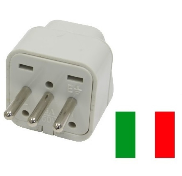Elektro-stecker-adapter italien europa 10a 250v zu reisen brennenstuhl - 1