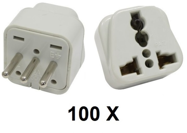 100 Elektro-stecker-adapter italien europa 10a 250v zu reisen jr international - 1