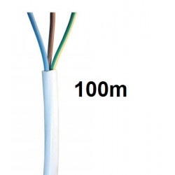 Electric cable, 3 wires 0.75mm2 ø7mm, 100m electrical cables for mains alimentation electric cable electric wir electric cables 
