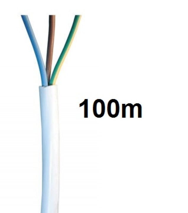 Elektrokabel 3 drahte 0.75mm2 ø7mm 100m elektrischkabel sicherheitsprodukte kabel und zubehor fur sicherheitsprodukte elektrokab
