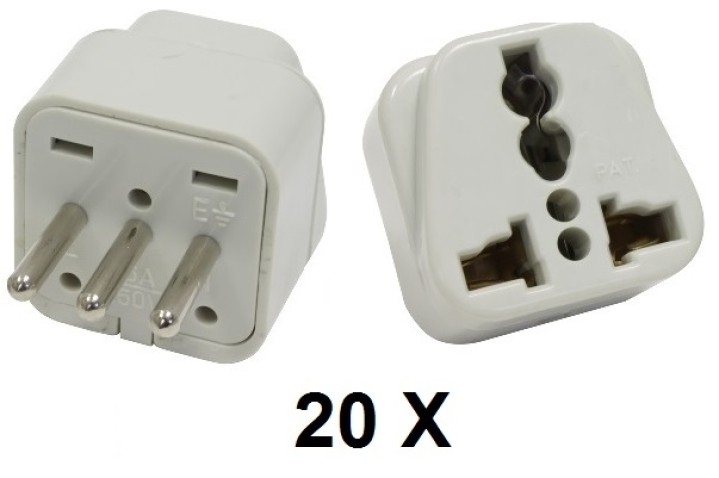 20 Elettrica adattatore italia europa 10a 250v di viaggiare jr international - 1