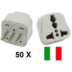 50 Elettrica adattatore italia europa 10a 250v di viaggiare jr international - 1