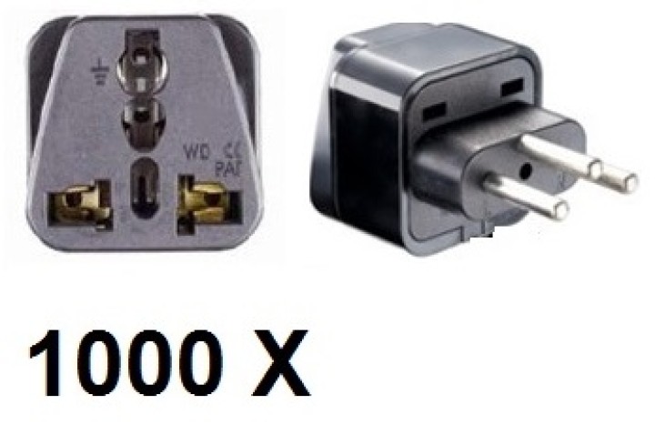 1000 Swiss-Adapter Steckdose mit Erde zu Liechtenstein jordan Madagaskar Ruanda gehen jr international - 1