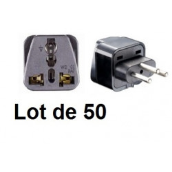 50 Swiss adapter plug socket with earth to go to liechtenstein jordan Madagascar Rwanda jr international - 1