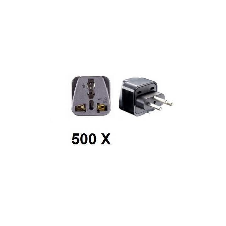 500 Swiss-Adapter Steckdose mit Erde zu Liechtenstein jordan Madagaskar Ruanda gehen jr international - 1