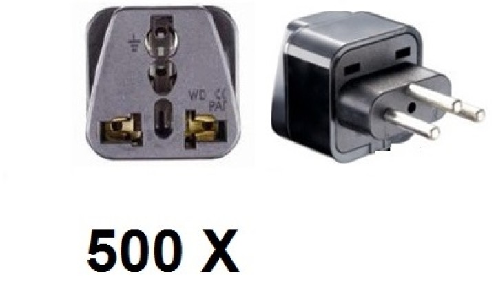 500 Swiss adapter plug socket with earth to go to liechtenstein jordan Madagascar Rwanda jr international - 1