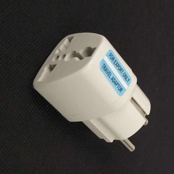 Adattatore presa europesa verso presa inglese adattatori viaggi 16a 250vca convertitore adattatore converter jr international - 