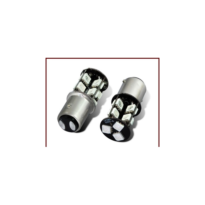 2 X D009 Auto weiß 19 smd 5050 1156 1141 BA15S Trun-Signal-Licht Externe Birne Rücklicht DC 12V jr international - 1