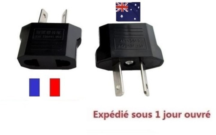 Adaptador de enchufe viaje plug power zona del euro australia china viajes asia argentina new zeland jr international - 1