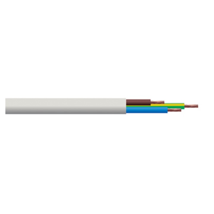 Electric cable, 3 wires 0.75mm2 ø7mm, 100m electrical cables for mains alimentation electric cable electric wir electric cables 