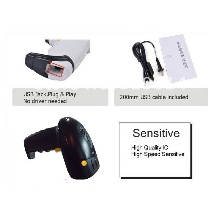 König ccd barcode handscanner usb konig - 2