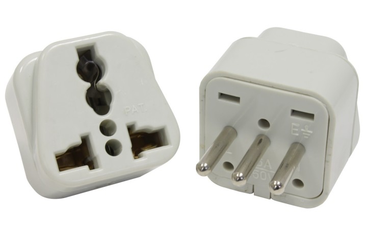 Adaptador de enchufe eléctrico europa italia 10a 250v para viajar jr international - 3