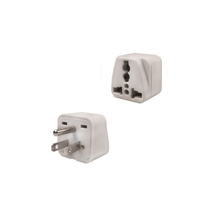 Travel adapter electric adapter 16 american male + female to female euro adapter jr international - 2