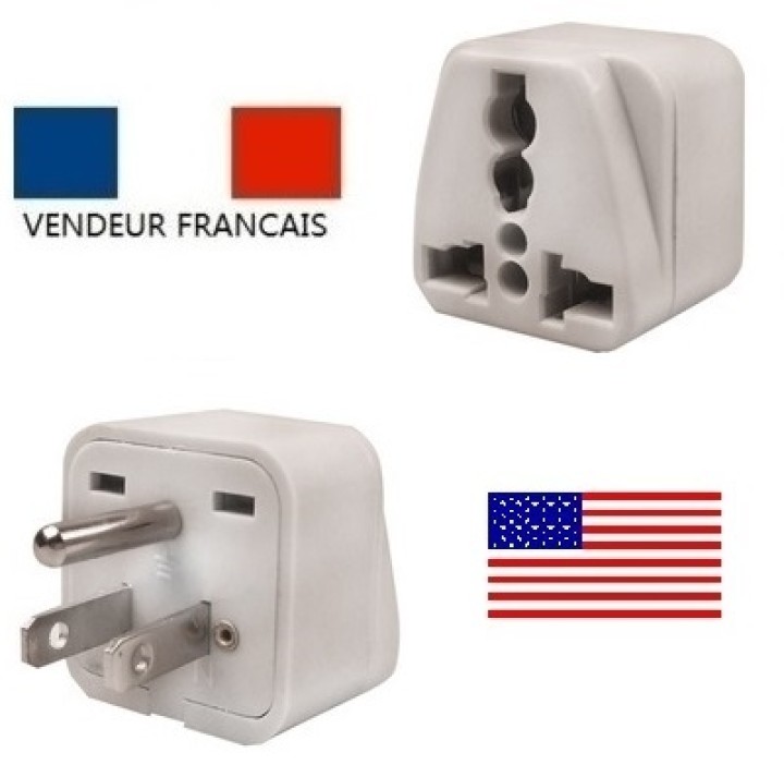 Reiseadapter stromversorgungsadapter 6a usa stecker + erdkontakt euro buchse elektrischer adapter elektronik jr international - 