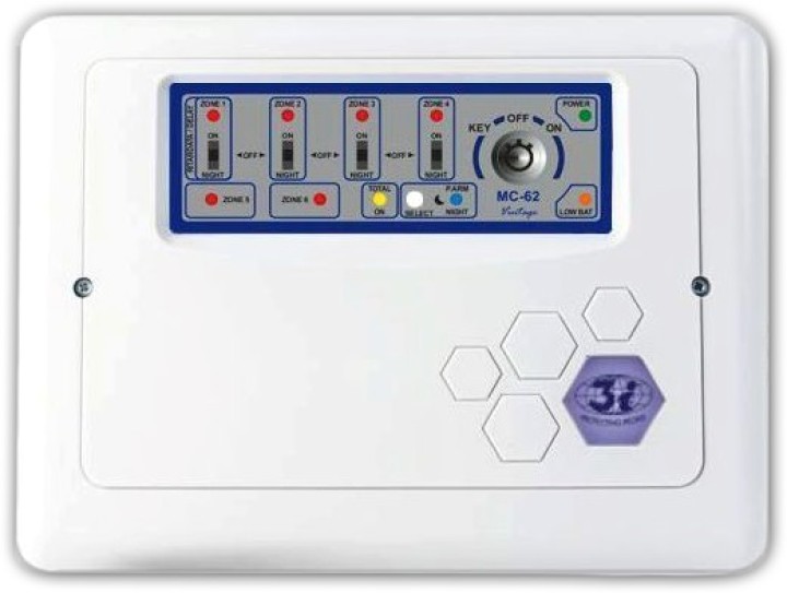 Central alarma electronica 6 zonas 220v central antirobo centrales alarmas electronicas mc42 mc42b mc42k security internation - 