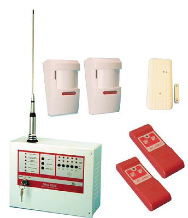 Pack alarm central wireless 5 zones 27.12mhz sirio 2005 alarm anti theft electronic device alarm albano - 1