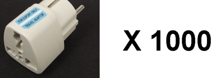 1000 Adattatore presa europesa verso presa inglese adattatori viaggi 16a 250vca convertitore adattatore converter jr internation