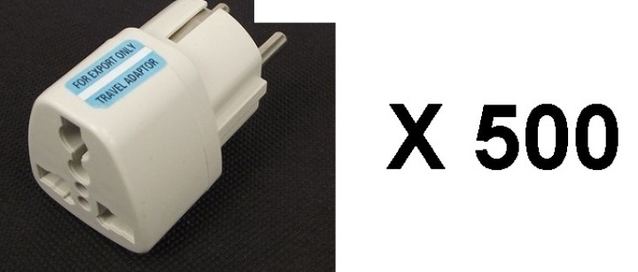 500 Adaptadores electricos clavija europea hacia clavija inglesa adaptadores 16a 250vca electricos convertidor jr international 