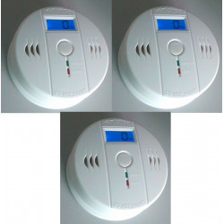 3 Detector de monóxido de carbono co 9v en50291 tipo b timbre de alarma de detección de gas inodoro autónoma honeywell - 5