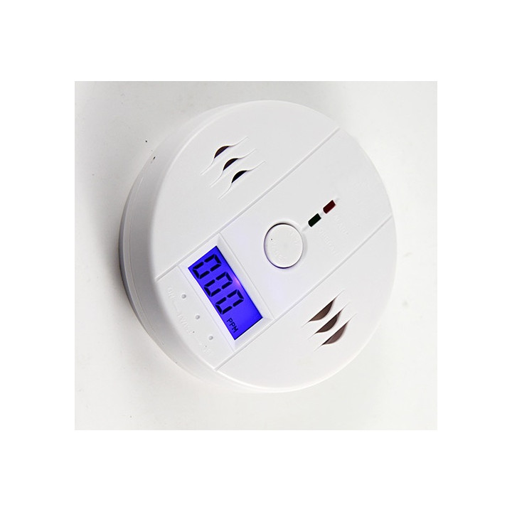 Detector de monóxido de carbono co 9v en50291 tipo b timbre de alarma de detección de gas inodoro autónoma jr international - 8
