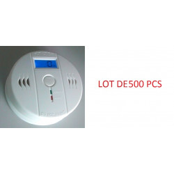 500 Detector de monóxido de carbono co 9v en50291 tipo b timbre de alarma de detección de gas inodoro autónoma alibaba - 1
