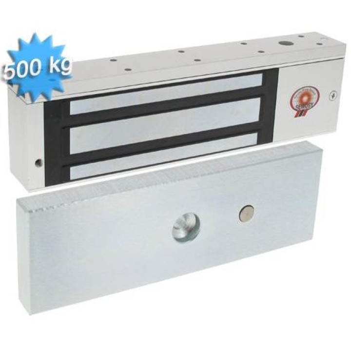 Ventosa elettromagnetica da incasso 300kg 12 24vcc em1 chiusure automatiche jr international - 1