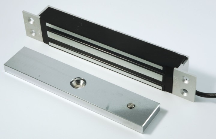 Ventosa elettromagnetica da incasso 300kg 12 24vcc em1 chiusure automatiche jr international - 1