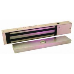 Ventosa electromagnetica 300kg 12 24vcc para empotrar jr international - 1