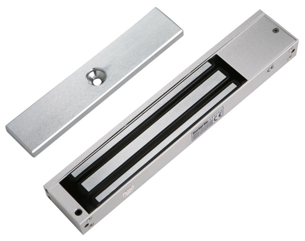 Ventosa electromagnetica 300kg 12 24vcc para empotrar jr international - 1