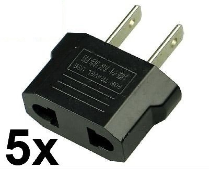 5 travel adapter plug ee.uu. Industry Canada francia euro convertidor a / japan americano ee.uu. Ee.uu. jr international - 1