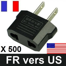 500 Travel adapter plug u.s. industry canada France euro converter / japan american usa usa jr international - 1