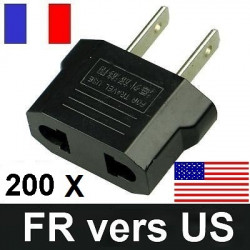 200 travel adapter plug u.s. industry Canada France euro converter / japan american usa usa jr international - 1
