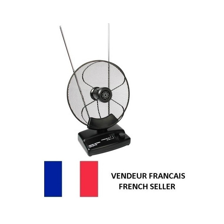 Aktive parabolantenne fur den innenbereich (uhf vhf und fm) konig - 1