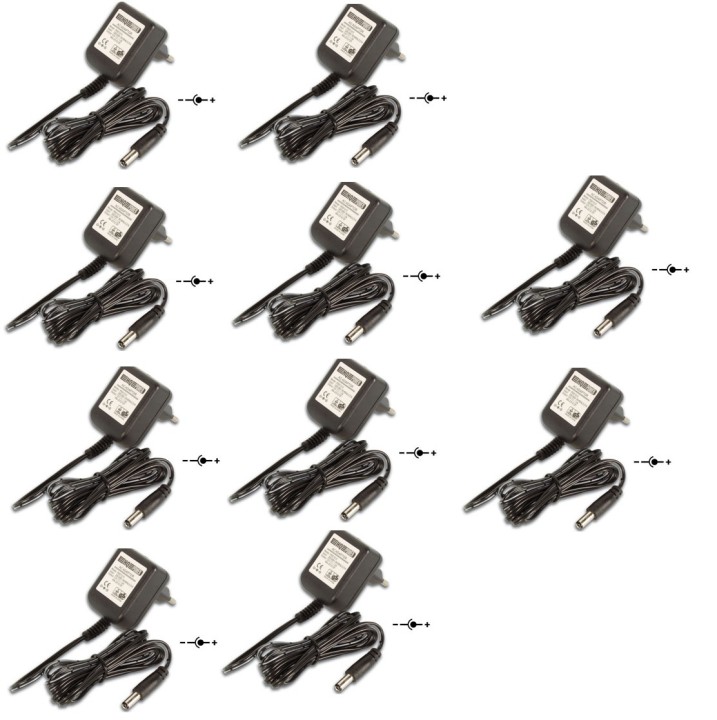 10 Alimentación ultracompacta conmutada 12vdc 1.2a adaptador convertidor velleman - 1