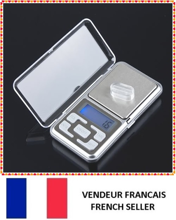 Electronic pocket scale 500g laptop weighs 0.1g weight measure small objects jr international - 5
