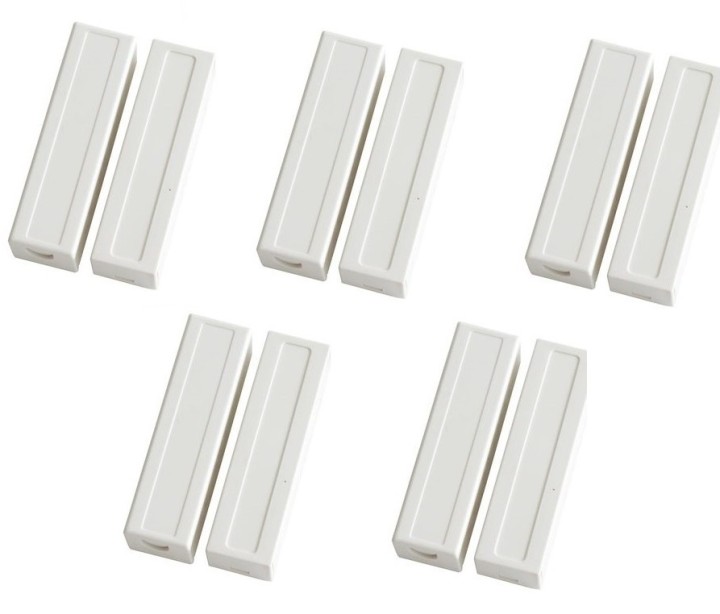 5 Detector surface mounting nc magnetic contact, cream alarm detector alarm sensor switches magnetic door sensors cream magnetic