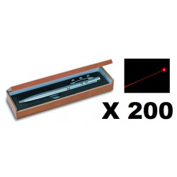 200 Pluma laser rojo apuntador electronico lampara led lazer caja madera regalo 143.1651 kensington - 1