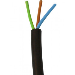 Cable electrico 3 hilos 2.5mm2 ø8mm (100m) u1000 ro2v 3g2,5 cables electricos 3 hilos sector cableaje cae - 1