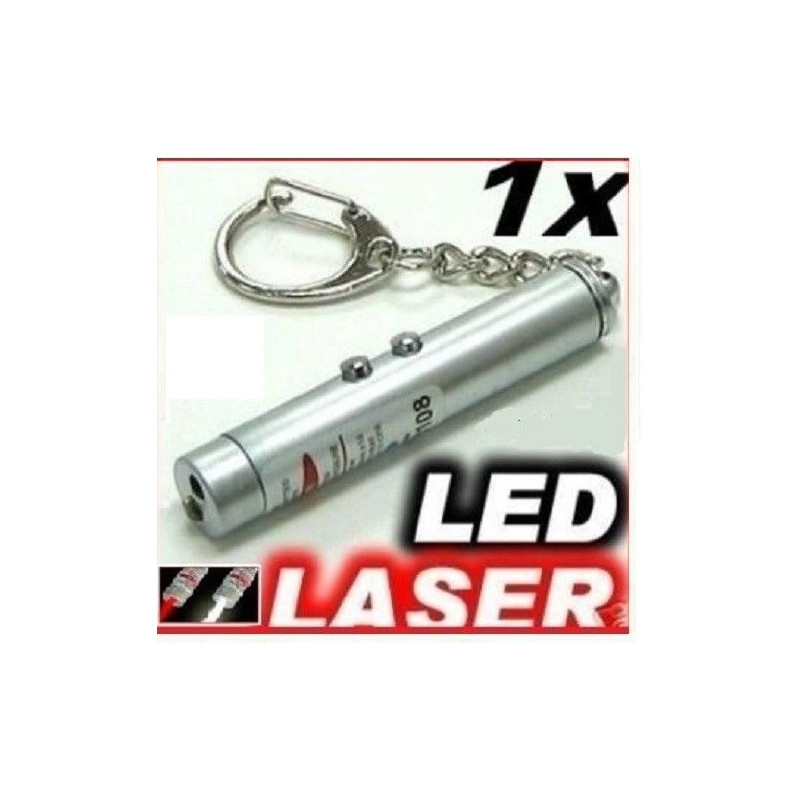 Details about   FixIt 6LED Flashlight with Laser and Bonus LED Lazer Keychain 