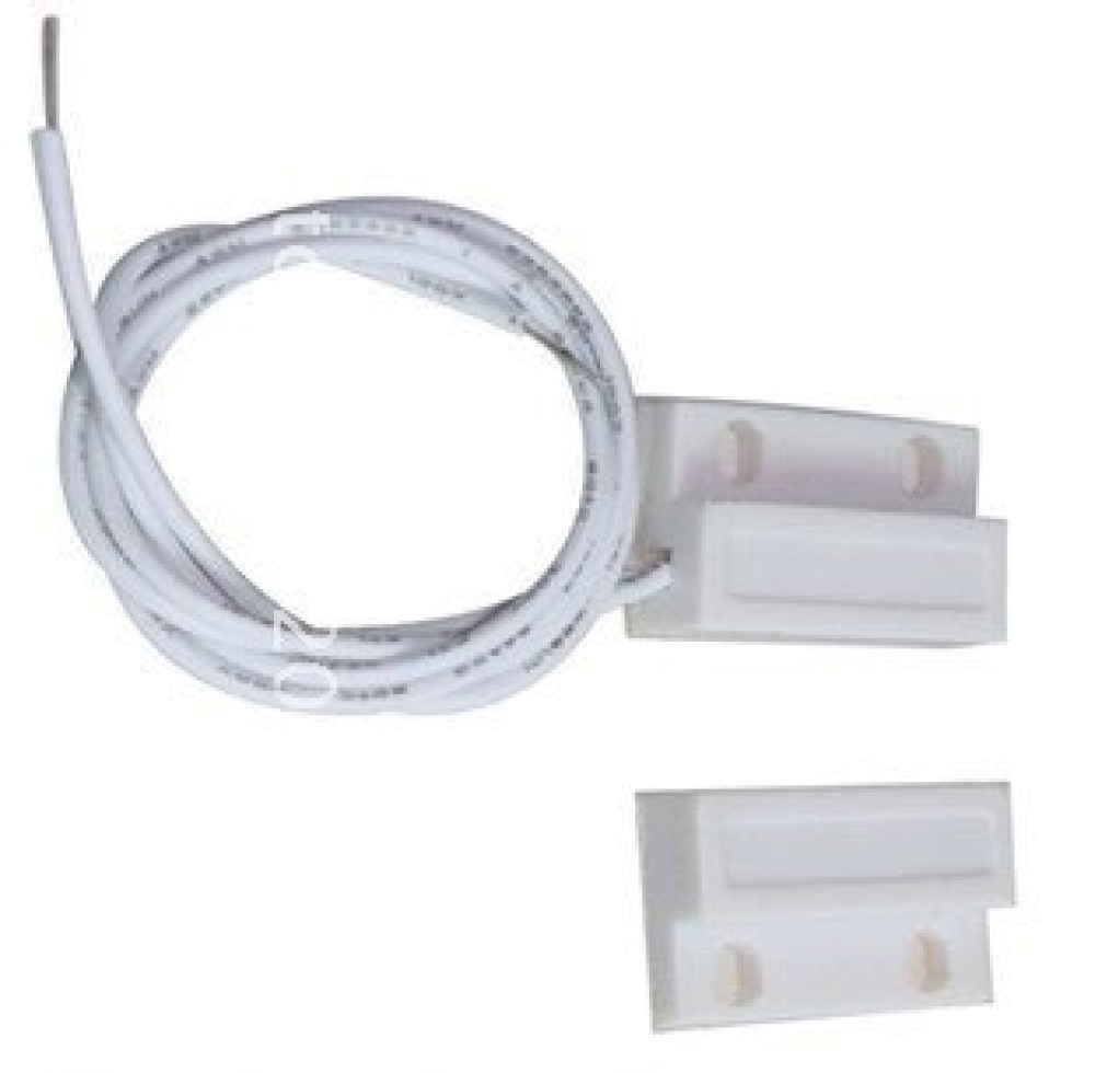 Kontakt nf vorstehende 23mm weiß magnetkontakt öffnet 114ms-sensor für alarm velleman - 2