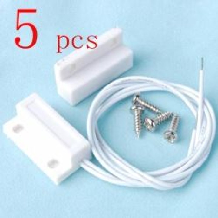 5 Kontakt nf vorstehende 23mm weiß magnetkontakt öffnet 114ms-sensor für alarm jr international - 1