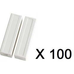 100 Contatto magnetico sporgente color crema detettore aperture jr international - 1