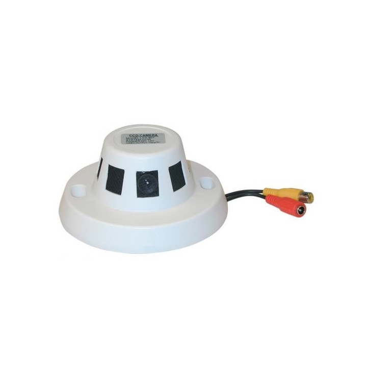 Farbkamera ccd 12v video uberwachung + objektiv in rauchwarnungen videouberwachung uberwachungskamera sicherheitstechnik uberwac