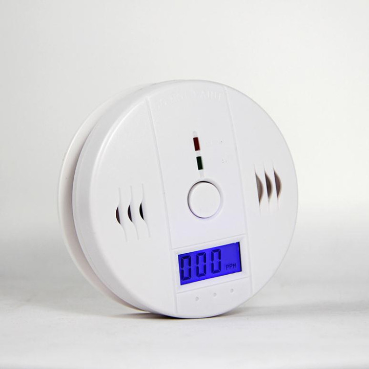 Detector de monóxido de carbono co 9v en50291 tipo b timbre de alarma de detección de gas inodoro autónoma jr international - 2