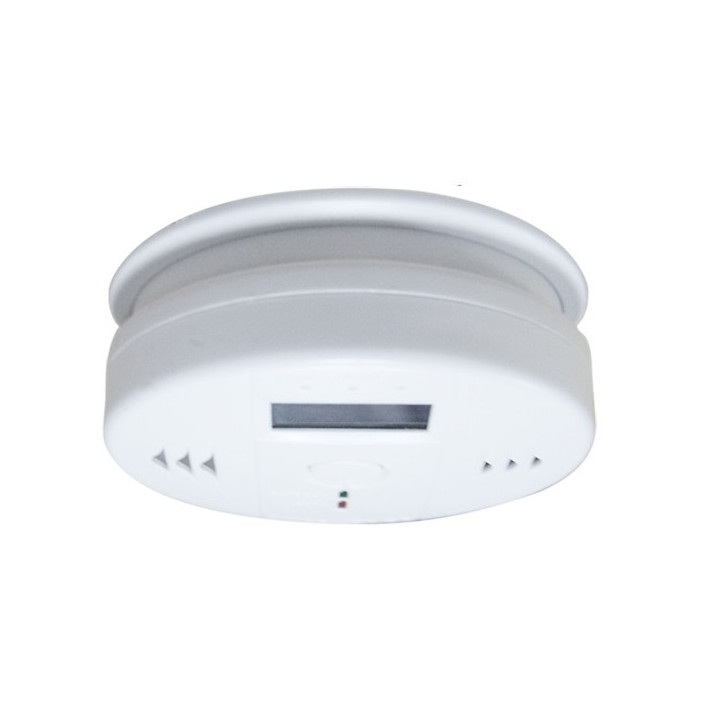 Detector de monóxido de carbono co 9v en50291 tipo b timbre de alarma de detección de gas inodoro autónoma jr international - 1