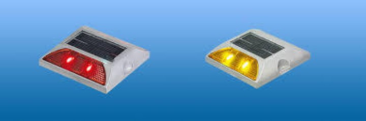 Led de carretera solar stud y jardín camino catódica ip66 rojo amarillo verde azul elección jr international - 4