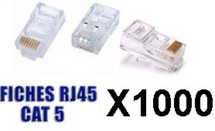 1000 Spina rj45 8p 8c per rete spine telefoniche per reti telefoniche legrand - 1